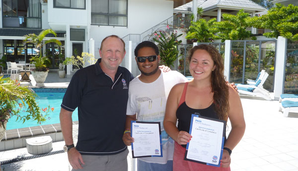 PADI IDC and IE candidates succfully passed